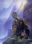 ma Calendar2001 John Howe-August Legolas and Gimli